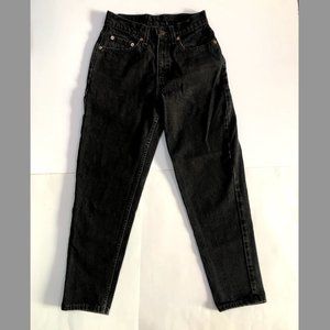 Vintage 90s Levi Women's Slim Fit Black Jeans